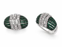Ring Recarlo Woman in Gold Smeraldo XE 050/BSME